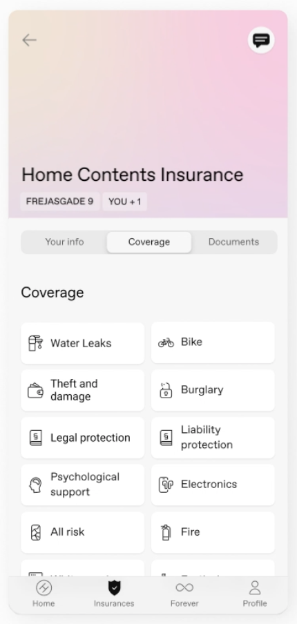 Hedvig app, Source: Hedvig.com