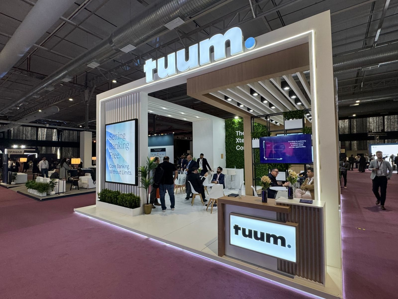 Tuum booth at Seamless Saudi Arabia 2024, Source: Tuum via Linkedin